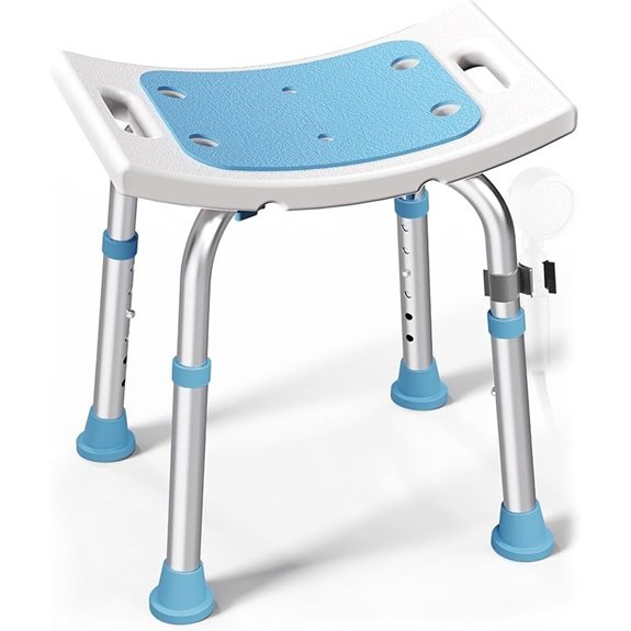 5 Best Shower Stools for 2026 (Shower in Comfort) 1 homland 400 lb adjustable chair