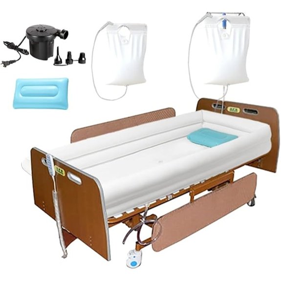 inflatable shower bathtub kit