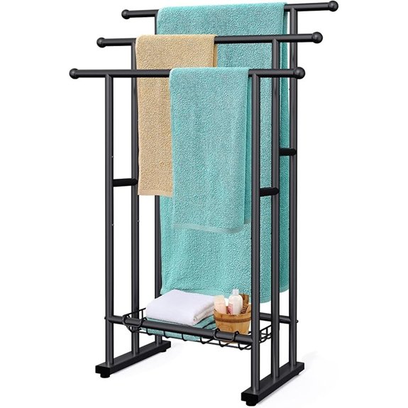 10 Best Towel Racks for 2026 (Bathroom Upgrade) 2 kayfia 40 free standing rack