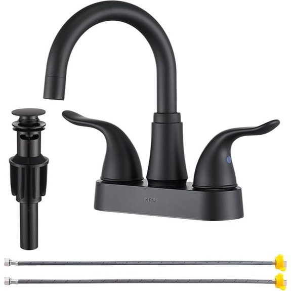 10 Best Rated Bathroom Faucets for 2026 5 kpw matte black faucet