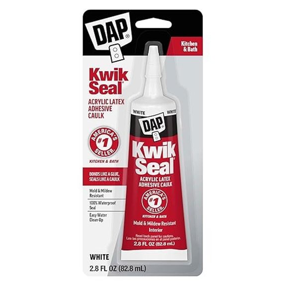 5 Best Bathroom Caulk for 2026 4 kwik seal kitchen caulk white