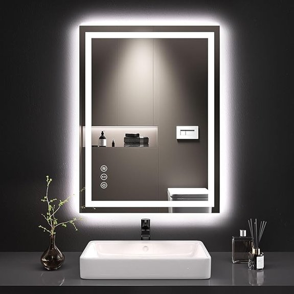 10 Best Bathroom Vanity Mirrors for 2026 2 led lighted bathroom mirror