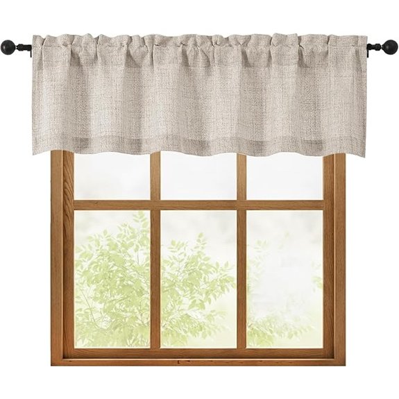 15 Best Window Treatments for Bathrooms in 2026 12 linen window valance 60w