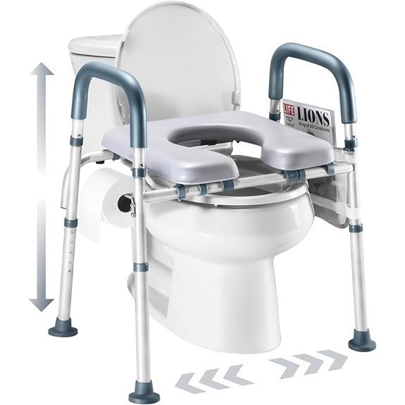 medical king toilet seat riser