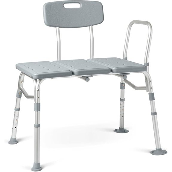 15 Best Shower Benches for 2026 (Bathe in Comfort) 5 medline transfer bench 400 lb