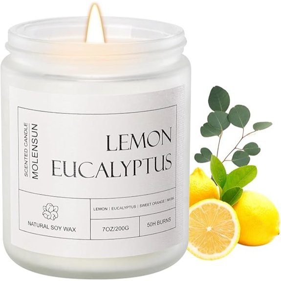 molensun lemon eucalyptus candle