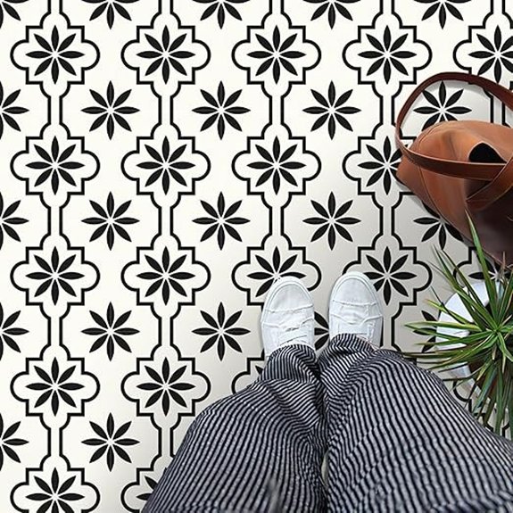 15 Best Flooring for Small Bathrooms in 2026 (Big Style) 6 morcart peel and stick