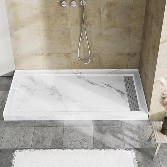 15 Best Shower Pans for 2026 3 morvano rectangular shower base right drain
