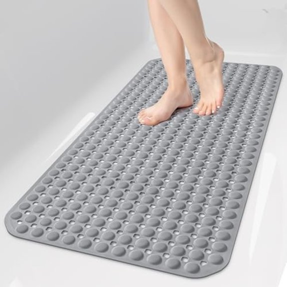 non slip bath mat 35x16