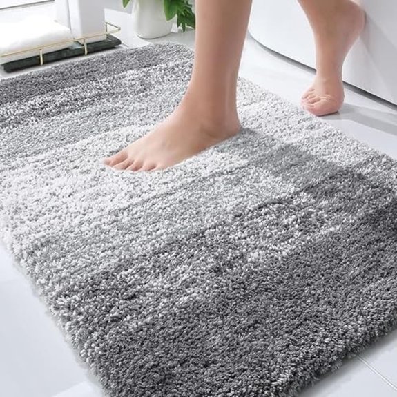 7 Best Water Absorbing Mats for Bathrooms in 2026 6 olanly 30x20 rug grey