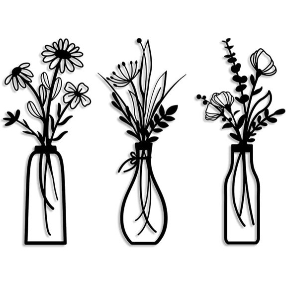 15 Best Bathroom Wall Art for 2026 6 pigort black metal wall decor