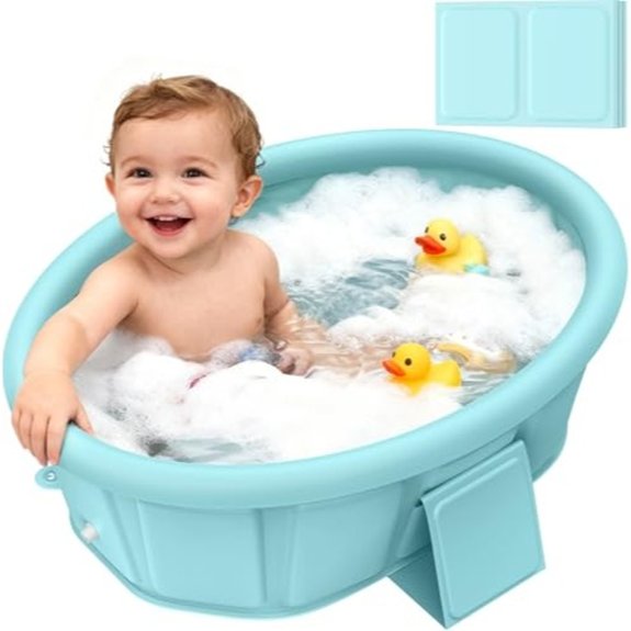portable collapsible baby bathtub for toddlers