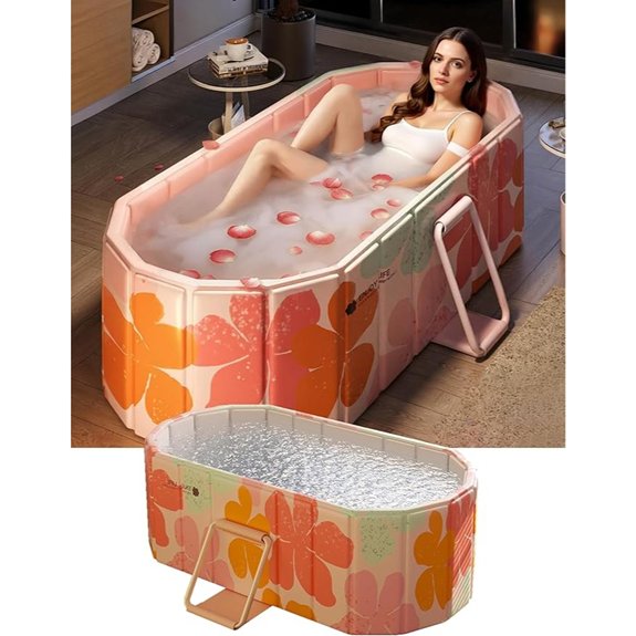 15 Best Portable Bathtubs for Adults in 2026 3 portable foldable bathtub for adults pink