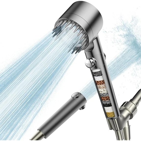 pweran filtered handheld shower head