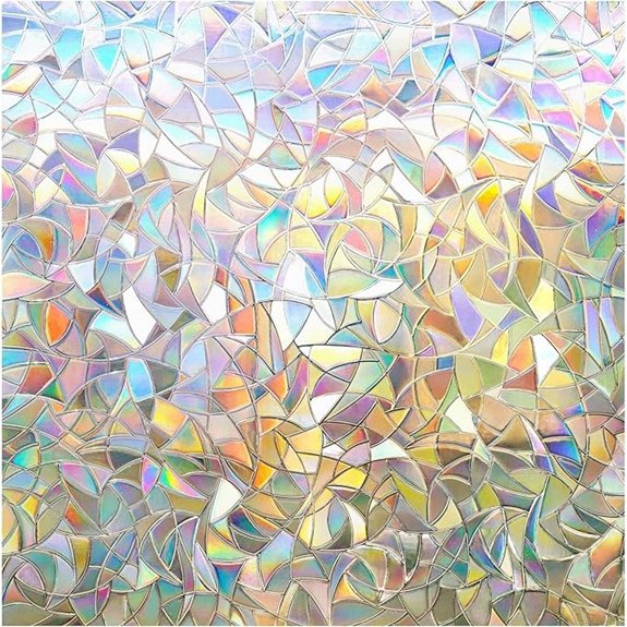 15 Best Window Treatments for Bathrooms in 2026 10 rabbitgoo rainbow privacy window film 17 5 x 78 7 inches