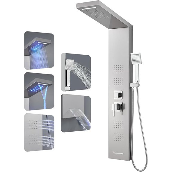 rovogo led shower panel note this is exactly four words