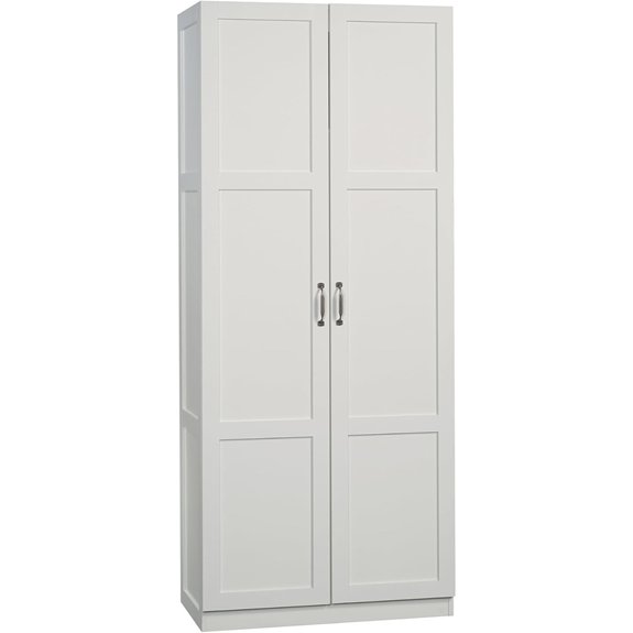 10 Best Linen Cabinets for 2026 1 sauder white storage cabinet pantry