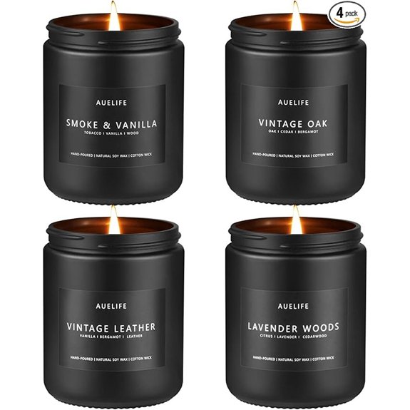 scented candles gift set