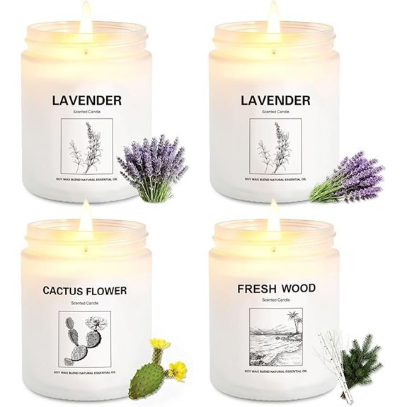 scented soy candle gift set