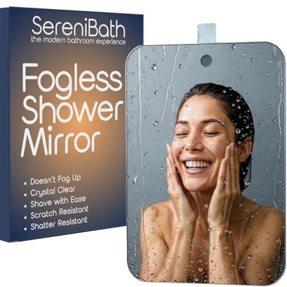 serenibath fogless shaving mirror