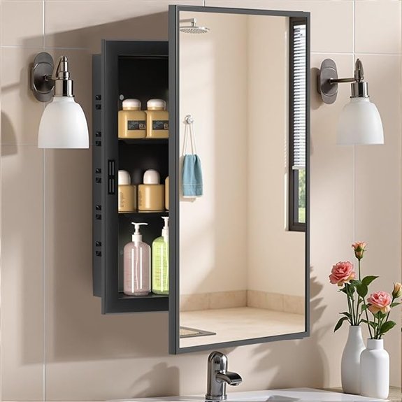 shan recessed medicine cabinet
