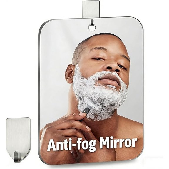 shatterproof fogless shower mirror