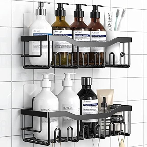15 Best Shower Shelves for 2026 to Organize Your Bathroom 13 shower caddy with adhesive
