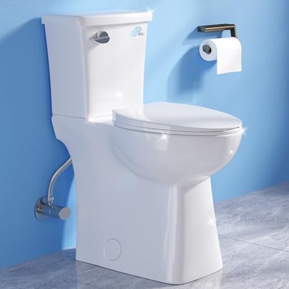 simple 21 inch tall ada toilet