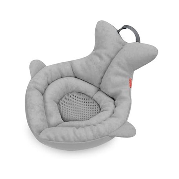 skip hop baby bath tub moby grey