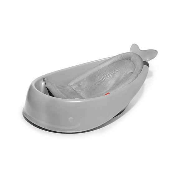 skip hop moby bath tub grey