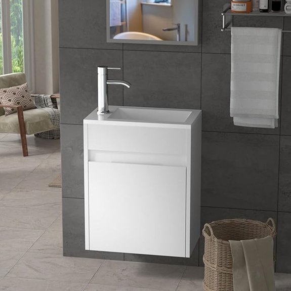 5 Best Vanities for Small Bathrooms in 2026 5 small wall mounted vanity with sink