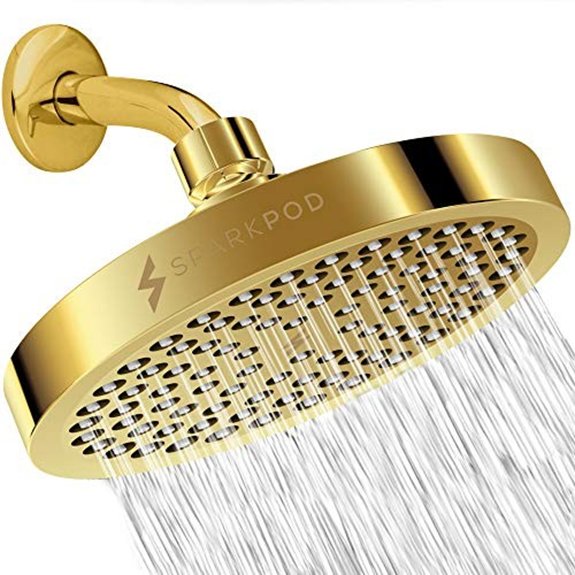 15 Best Luxury Shower Heads for 2026 (Spa Vibes Daily) 11 sparkpod 6 inch rain shower head egyptian gold