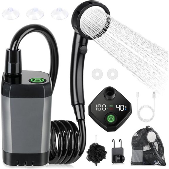 5 Best Outdoor Showers for 2026 (Bring the Spa Home) 4 spopal 6000mah portable shower