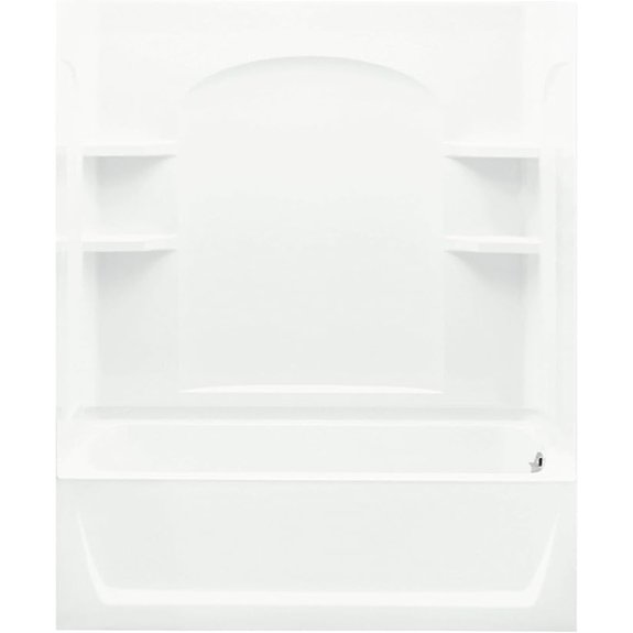 10 Best One Piece Tub and Shower Units for 2026 1 sterling bath shower kit right hand