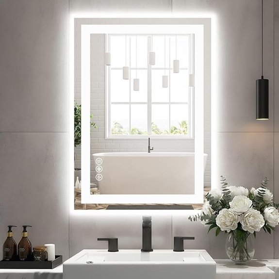 10 Best Bathroom Vanity Mirrors for 2026 5 sweetcrispy 24x32 led mirror