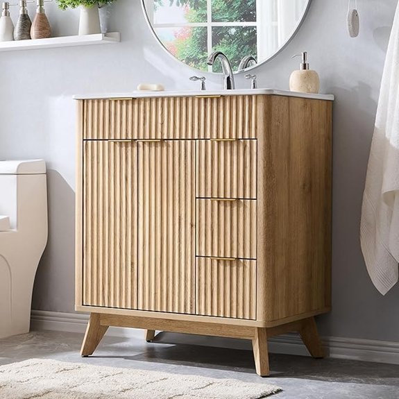 t4tream 30 fluted vanity