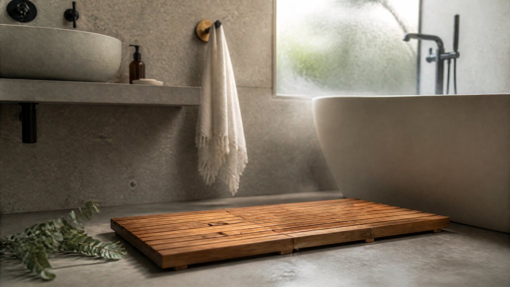 teak bath mats 14
