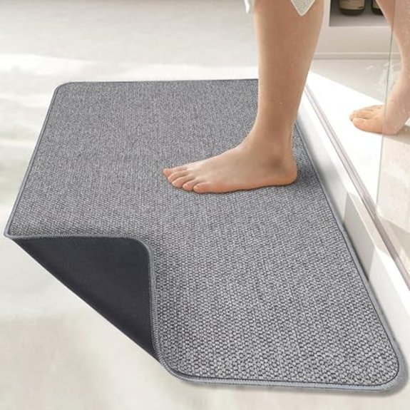 ultra thin non slip bath mat