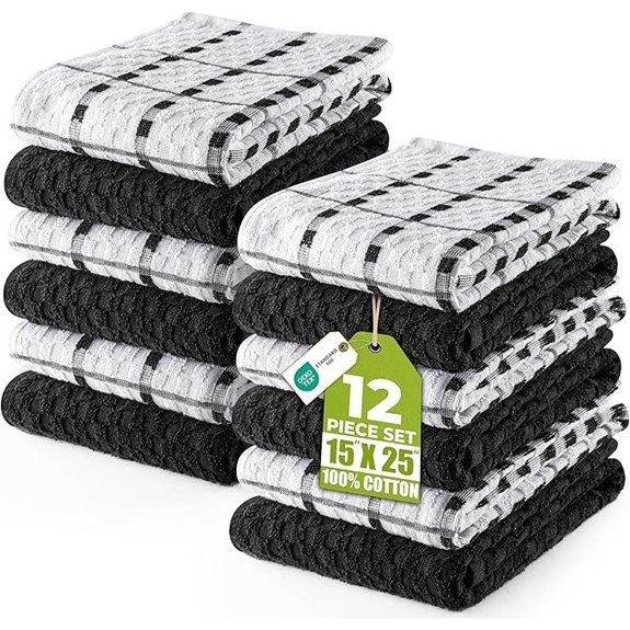 10 Best Soft Towels for 2026 (Spa-Like Luxury at Home) 9 utopia kitchen towels 12 pack black