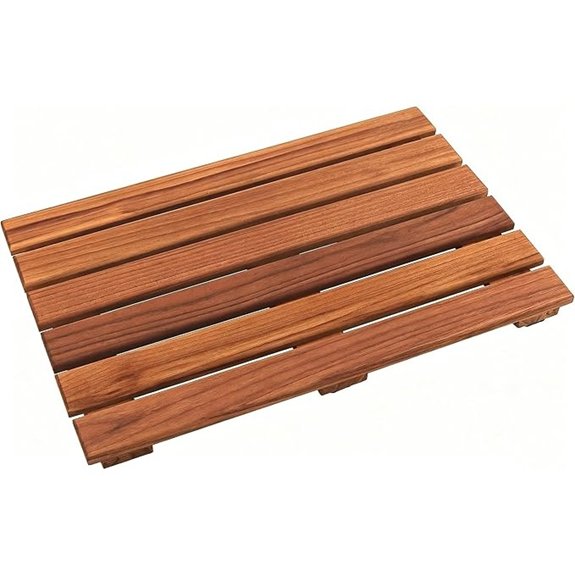 vaefae teak non slip mat