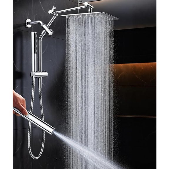 7 Best Rainfall Shower Heads for 2026 2 veken 10 all metal shower set