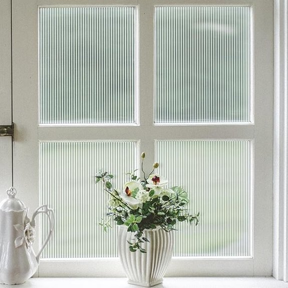 15 Best Window Treatments for Bathrooms in 2026 9 velimax reeded glass film