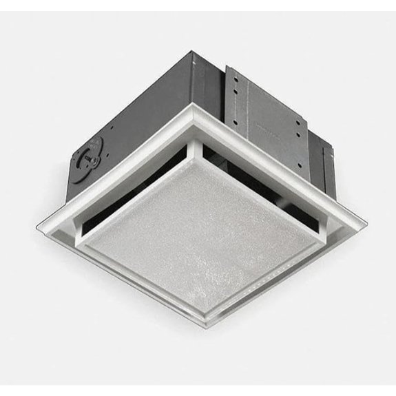 ventless exhaust fan white ceiling wall mount