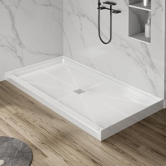 15 Best Shower Pans for 2026 15 white rectangle shower base