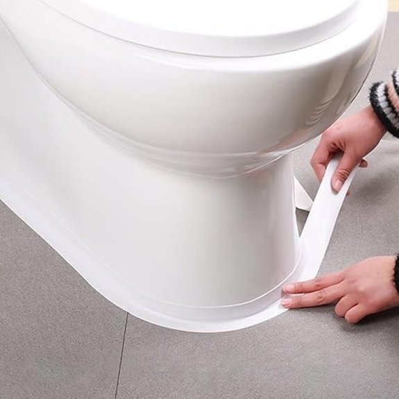 15 Best Wallpaper for Small Bathrooms in 2026 1 white self adhesive waterproof caulk tape