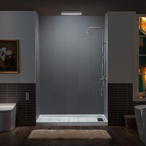 10 Best Acrylic Shower Walls for 2026 10 woodbridge matte gray shower panel kit