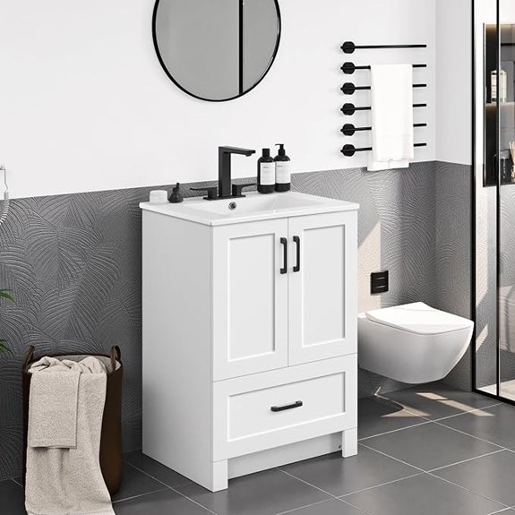 7 Best Bathroom Sinks for 2026 3 yaheetech modern vanity basin