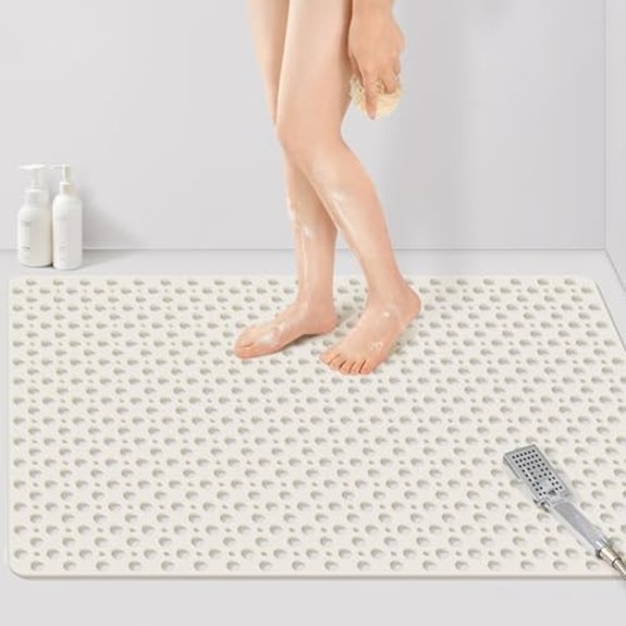 13 Best Shower Mats for Tile Floors in 2026 12 yolife xl non slip shower mat