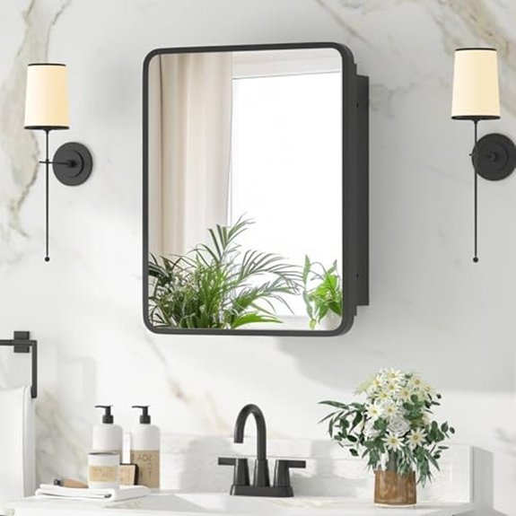 ytsmir black medicine cabinet