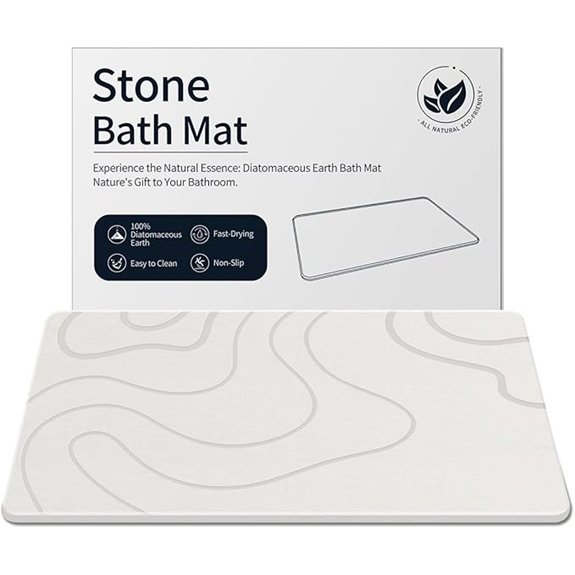 10 Best Stone Bath Mats for 2026 1 zikibl diatomaceous earth bath stones